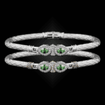 305 Peridot Caerleon two La Pera Bangle Bracelet Builder