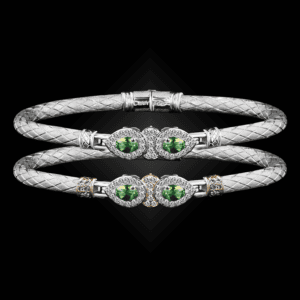 305 Peridot Caerleon two La Pera Bangle Bracelet Builder