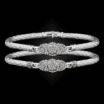 306 Diamond Caerleon two Cuscino Bangle Bracelet Builder