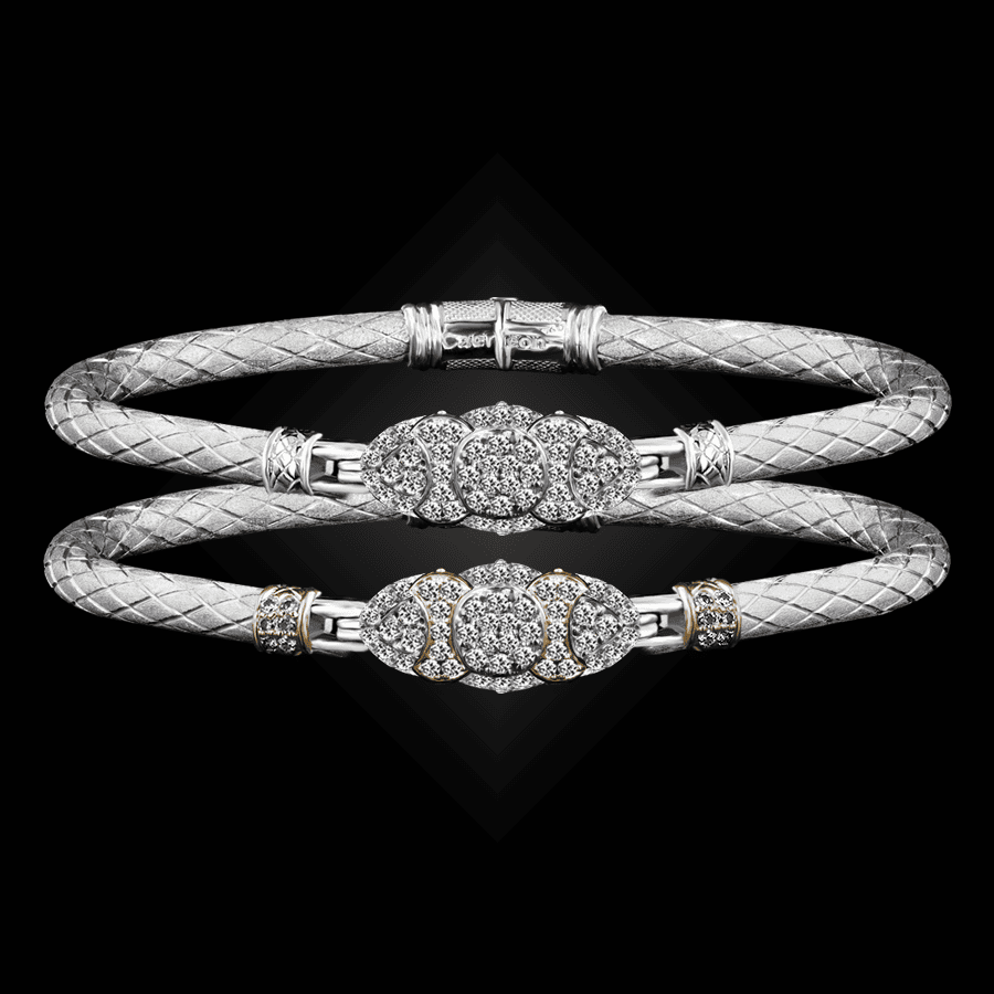 306 Diamond Caerleon two Cuscino Bangle Bracelet Builder