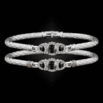 306 Lab Alexandrite Caerleon two Cuscino Bangle Bracelet Builder