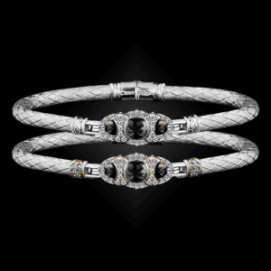 306 Lab Alexandrite Caerleon two Cuscino Bangle Bracelet Builder
