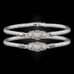 306 Mother of Pearl Caerleon two Cuscino Bangle Bracelet Builder