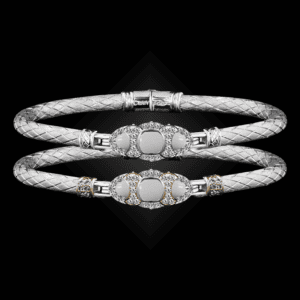 306 Mother of Pearl Caerleon two Cuscino Bangle Bracelet Builder