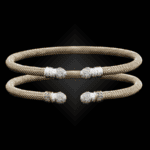 201 Diamond Milanese Vermeil Elegante Cuff Bracelet Builder
