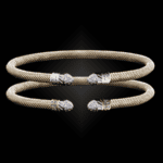 202 Diamond Milanese Vermeil Classica Cuff Bracelet Builder