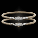 301 Diamond Milanese Vermeil Elegante Bangle Bracelet Builder