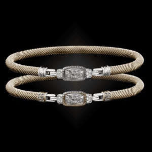 302 Diamond Milanese Vermeil Classica Bangle Bracelet Builder