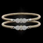305 Diamond Milanese Vermeil La Pera Bangle Bracelet Builder